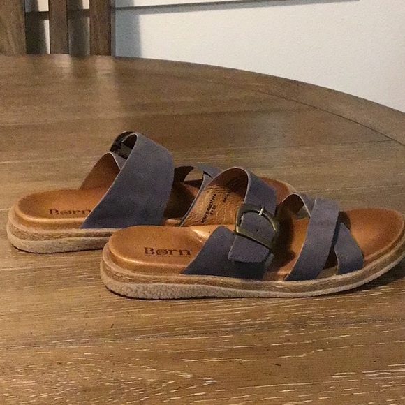 Born “Caite” Distressed Leather Sandals - Picture 5 of 12